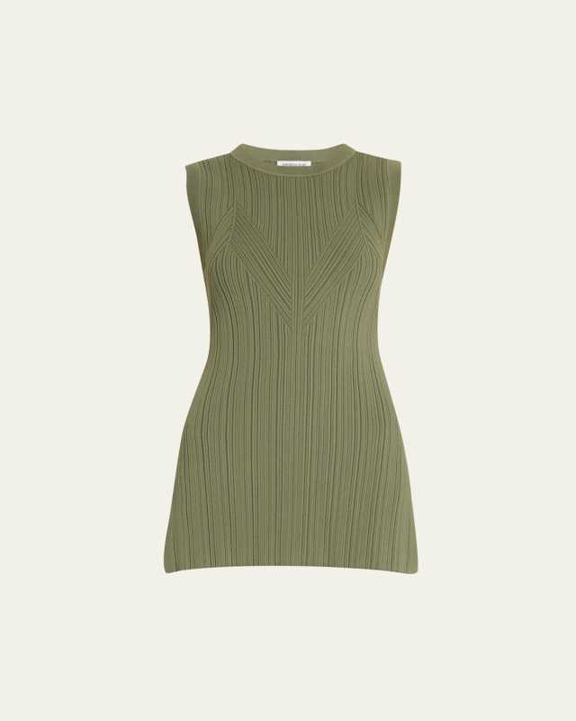 Semma Sleeveless Ribbed Sweat